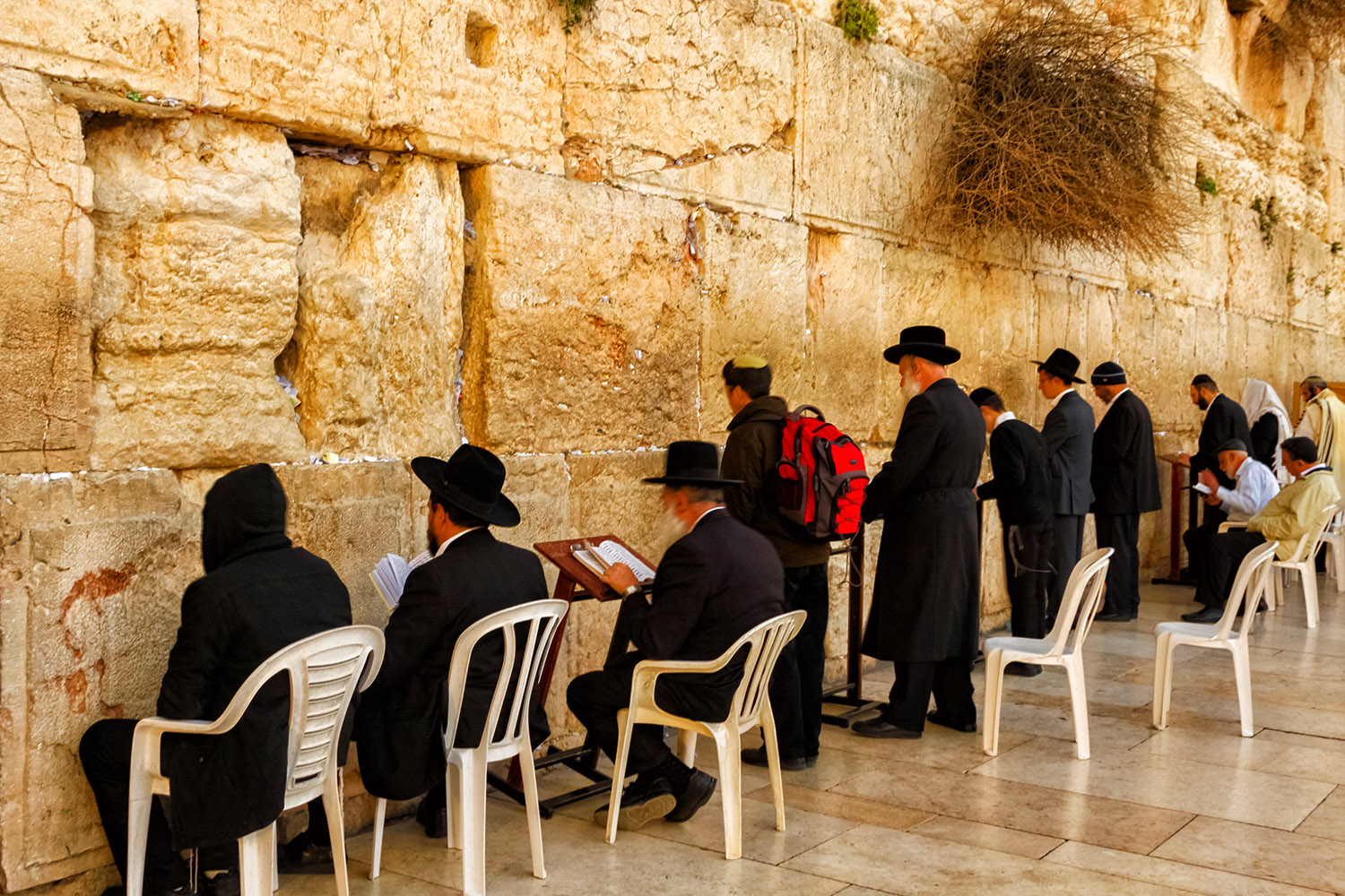 世界遺産エルサレム旧市街、嘆きの壁に祈りを捧げる | 無料壁紙・商用利用可の画像・イラスト素材ならfotoma（フォトマ）