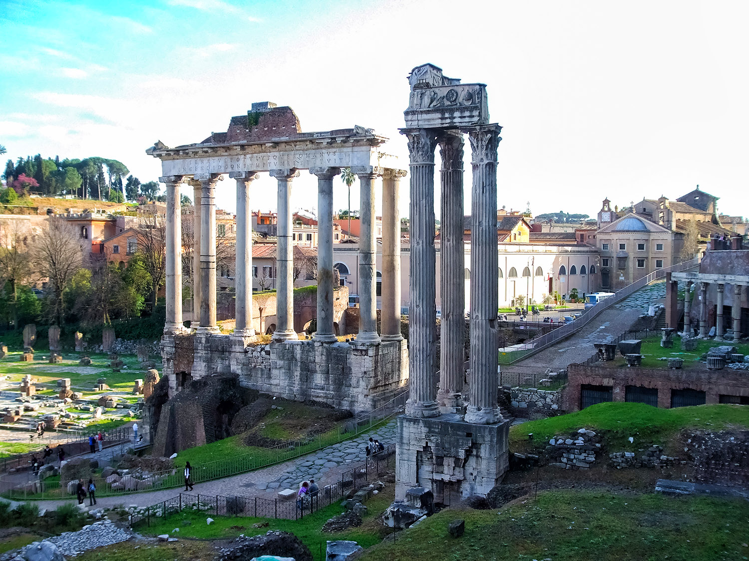 古代ローマを今に伝えるフォノロマーノ