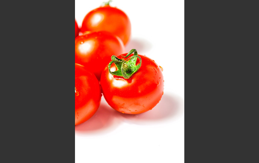 つやつや真っ赤なミニトマト