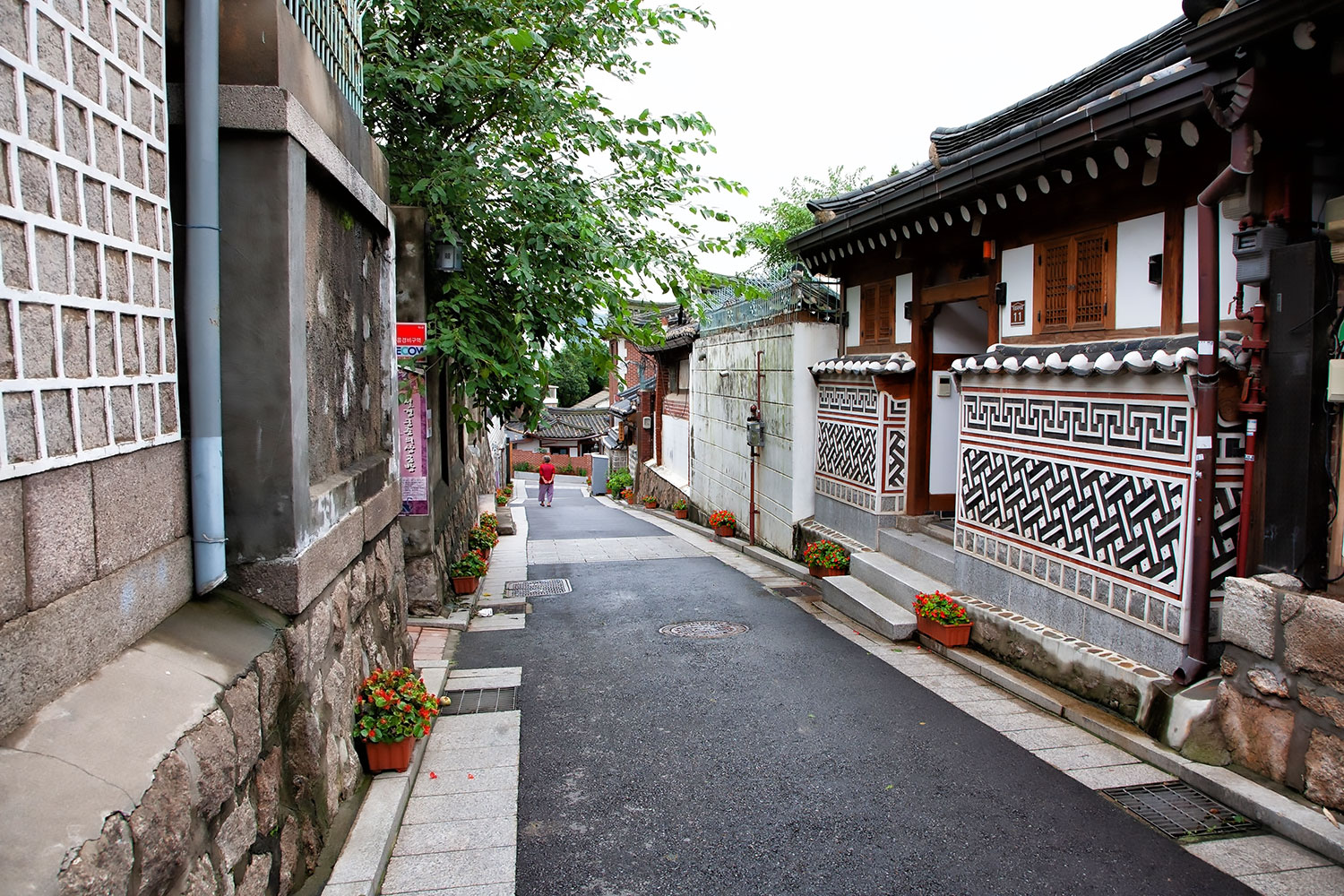 ソウルでレトロなお散歩、三清洞の素敵な街並み