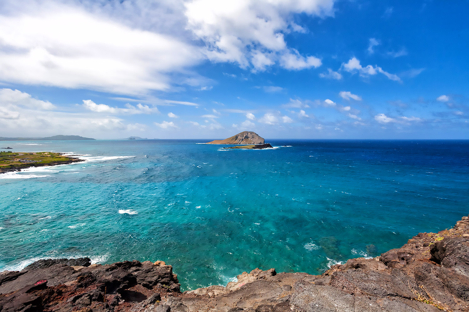 ハワイ・オアフ島から見たラビット島 | 無料壁紙・商用利用可の画像 