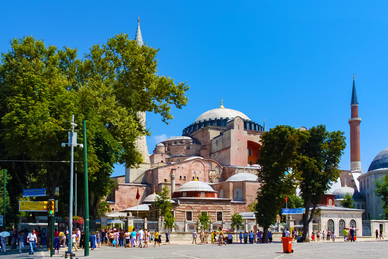 トルコ世界遺産･イスタンブールのアヤソフィア