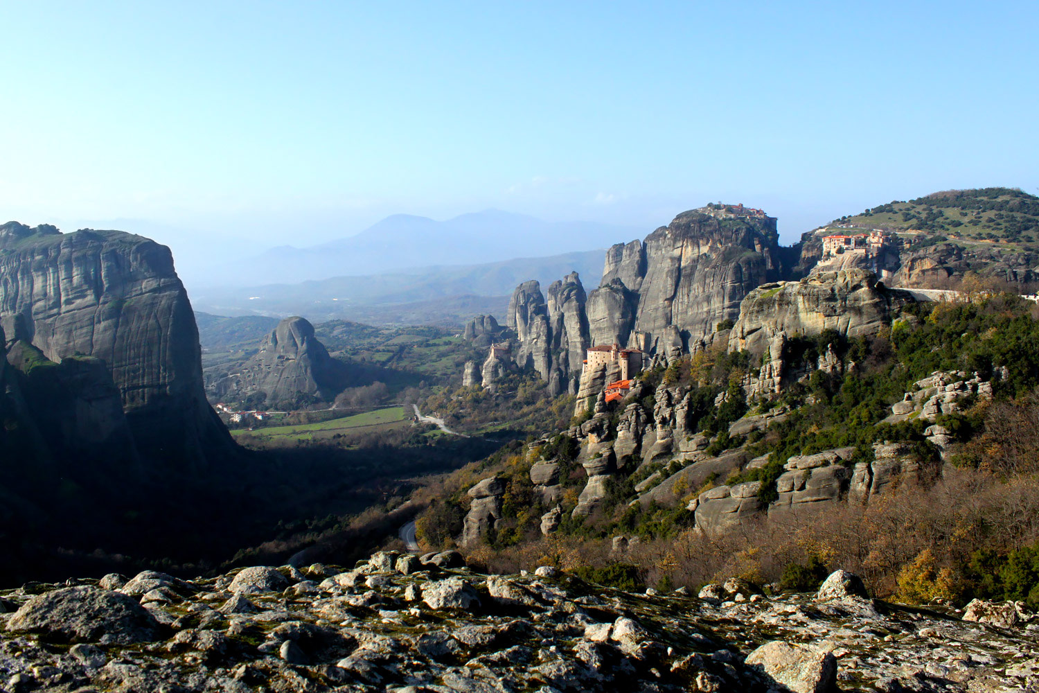 ギリシャ世界遺産･メテオラの修道院と奇岩群