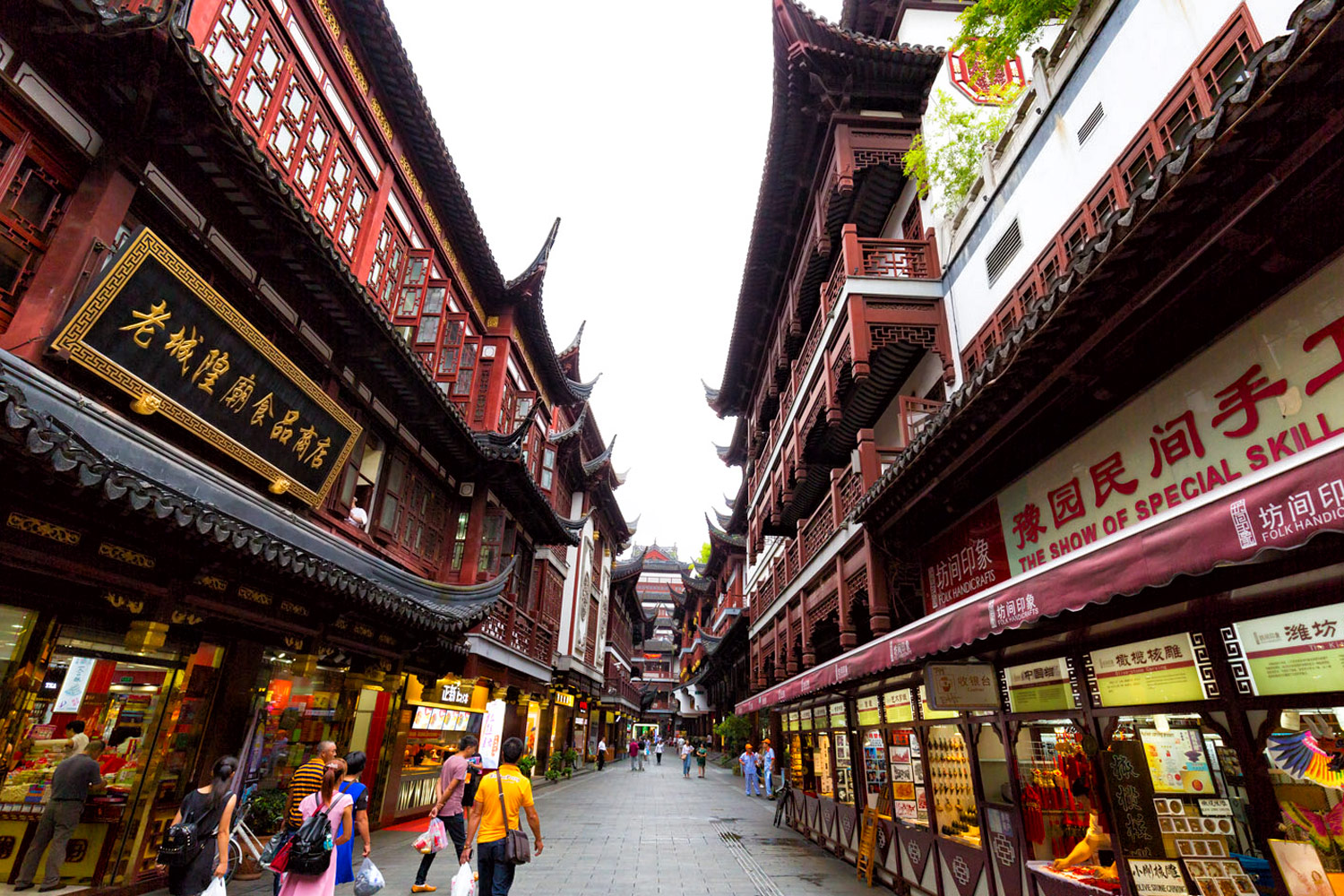 上海の歴史を感じる巨大なモール豫園商城