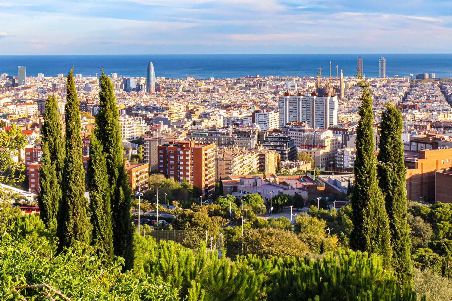 世界有数の観光地スペインのバルセロナ